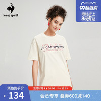 乐卡克 法国公鸡男女同款23年夏季新款舒适圆领短袖T恤CO-0150231