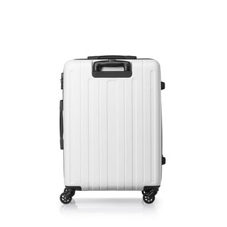 美旅 箱包时尚条纹行李箱旅游旅行箱大学生女密码箱24英寸TC3灰白色