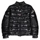 MONCLER 盟可睐 黑色 Baunard 羽绒机车夹克