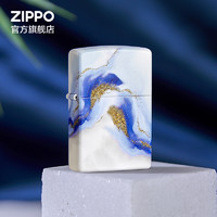 ZIPPO 之宝 官方旗舰店之宝INS风大理石纹系列防风煤油打火机创意礼物