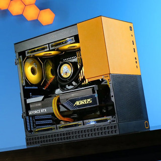 ASUS 华硕 英特尔i5 13600KF/RTX4060Ti 游戏设计diy台式电脑主机