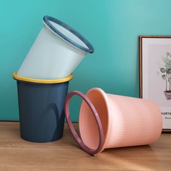 MR 妙然 带压圈垃圾桶大容量分类清洁纸篓家用客厅卧室厨房收纳桶1个