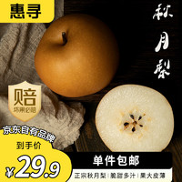 惠寻 秋月梨净重4.5斤6-9个单果250g起