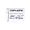 TOPMORE 达墨 Pro 白卡 microSD存储卡 512GB（U3，V30）