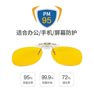 prisma 德国95%防蓝光近视眼镜夹片男女手机电脑轻盈护眼护目镜 - CP704
