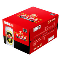 88VIP：珠江啤酒 高麦汁浓度经典老珠江黄啤酒500ml*12罐整箱装酒水国产啤 1件装