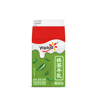 优诺（yoplait）抹茶牛乳370g*3盒装 0植脂末 0反式脂肪酸 营养早餐低温牛乳
