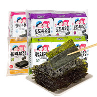 ZEK 韩国多口味烤海苔12包 即食休闲零食大礼包 零食54g