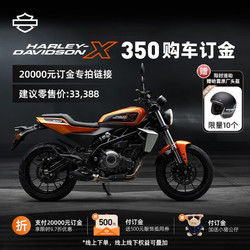 HARLEY-DAVIDSON 哈雷戴维森 X350摩托车文化骑行双缸水冷353cc排量机车 魅力橙