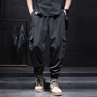 振航 束脚工装裤男运动大码宽松2023年秋季男士哈伦休闲冲锋长裤子潮夏