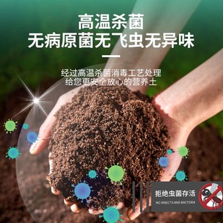 漫生活 进口营养土3L通用有机种菜土养花土园艺绿植花卉绿萝盆栽基质土壤