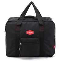 TINYAT 天逸 休闲出差旅行包健身包大容量行李包男行李袋运动包T311-2升级黑