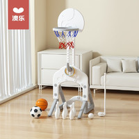 AOLE 澳乐 儿童篮球架可升降室内宝宝玩具3-6周岁男女孩家用投篮框架子 篮球+足球+保龄球+高尔夫球+套圈