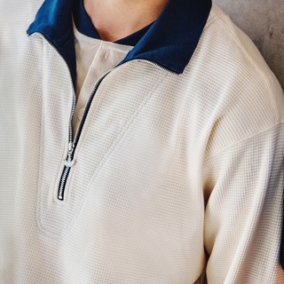 adidas ORIGINALS NOTITLE联名系列 FW23 中性运动套头衫 IN1021 乳白色 L