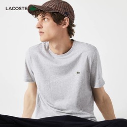 LACOSTE 拉科斯特 法国鳄鱼男装23夏季新款运动休闲圆领短袖T恤|TH6709