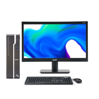 acer 宏碁 商祺X4270 660N 十二代酷睿版 19.5英寸 商用台式机 黑色 (酷睿i5-12400、核芯显卡、8GB、1TB HDD、风冷)