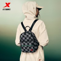 XTEP 特步 AGAHO联名|运动潮流双肩背包女2023新款时尚印花户外小书包女