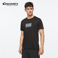 Discovery Channel Discovery短袖t恤男士夏季跑步健身户外休闲透气上衣