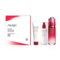 SHISEIDO 资生堂 红妍肌活防护保养组合（精华露100ml+洁面膏125ml+精萃水150ml ）