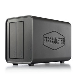 TERRAMASTER 铁威马 D2-320 双盘RAID磁盘 阵列盒 阵列柜 Type-c硬盘盒