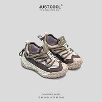 JUSTCOOL男童运动鞋春秋款2023女童登山鞋儿童老爹鞋秋冬
