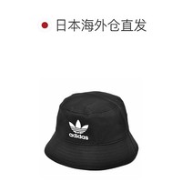 adidas 阿迪达斯 日本直邮Adidas阿迪达斯男女同款三叶草帽子黑色徽标GN4904