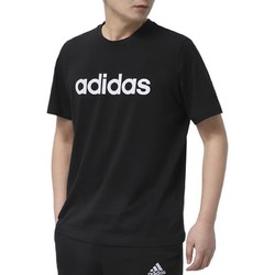 adidas NEO M Ce Logo T1 男子运动T恤 GP4887 黑色 L