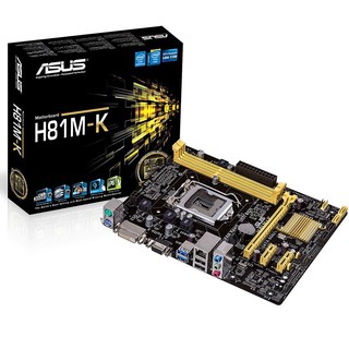 ASUS 华硕 H81M-K MATX主板（intel LGA1150、H81）