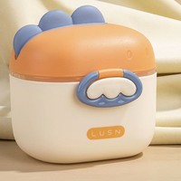 LUSN 如山 婴儿奶粉盒便携式外出辅食米粉盒子密封罐防潮储存罐分格分装 400ml（送奶粉勺，签到）
