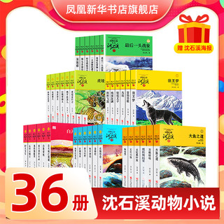 全集36册沈石溪动物小说品藏书系列 狼王梦斑羚飞渡第七条猎狗最后一头战象雪豹悲歌混血豺王珍藏版全套画本生肖正版阅读