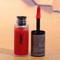 YVES SAINT LAURENT YSL圣罗兰 丝绒唇釉 #N°201红绒摇滚 3ml