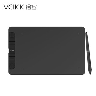 PLUS会员：绘客 VEIKK)HK1060数位板(智能双转轮绘图板 可连接手机手绘板 电脑绘画板 )