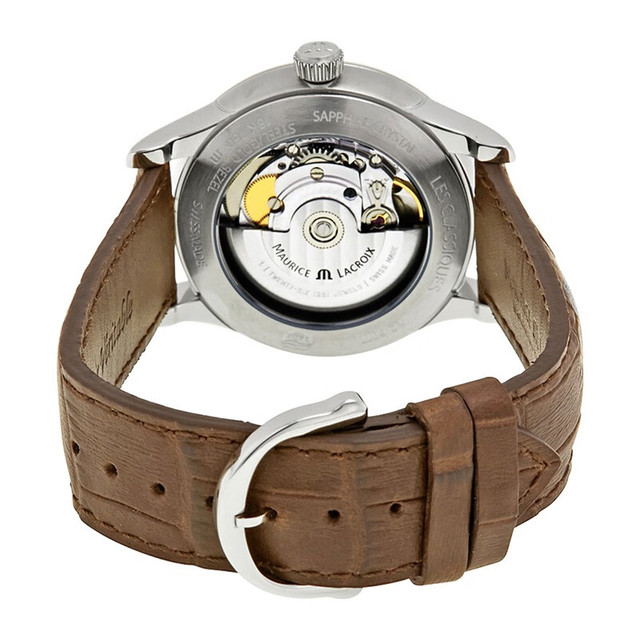 艾美 瑞士手表简约日历机械男表大三针时尚腕表 LC6017-YS101-130（机械38mm）