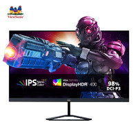 ViewSonic 优派 VX2758-2K-PRO-6 27英寸 IPS G-sync FreeSync 显示器（2560×1440、180Hz、100%sRGB、HDR400）