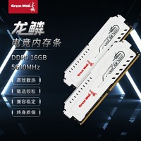 Great Wall 长城 龙鳞DDR5 16G 5600HMz内存台式机电脑马甲内存条通用套条