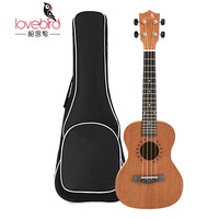 相思鸟尤克里里小吉他考级练习桃花芯木开放式弦钮26寸原木色