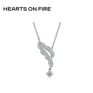 周大福 HEARTS ON FIRE Lorelei18K金镶钻石项链K白40cm UU5220