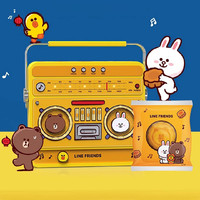 香港美心香滑奶黄Line Friends收音机盒造型卡通月饼 LineFriends卡通月饼礼盒（4个）