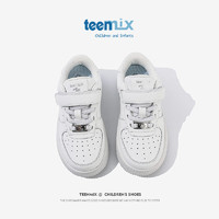 TEENMIX 天美意 运动鞋2023秋季低帮白色女童鞋
