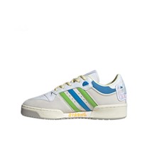 adidas ORIGINALS Rivalry 86 中性运动板鞋 IE7336 浅灰/白/绿 40