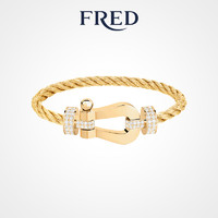 FRED 斐登 FORCE 10系列 0J0012-6B1119 几何18K黄金钻石手绳 1.58克拉 16cm 金色