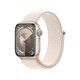 Apple 苹果 限区域：Apple 苹果 Watch Series 9 智能手表 GPS款 41mm 星光色 回环式运动表带