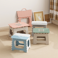抖音超值购：SAMEDREAM 小凳子家用矮凳塑料便携折叠凳简约客厅沙发凳儿童浴室防滑小板凳