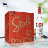 Stoli 苏连红 CHNAYA）伏特加 拉脱维亚 洋酒伏特加 中秋送礼 原装进口洋酒 基酒  苏连红伏特加700ml*12