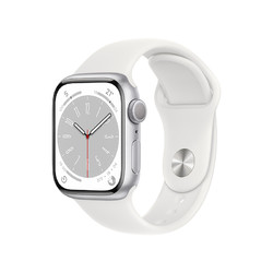Apple 苹果 Watch Series 8 智能手表 GPS版 41mm 银色铝金属表壳