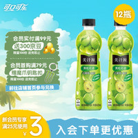 Minute Maid美汁源果味果汁饮料整箱装 出品 白葡萄+槐花420ml*12瓶
