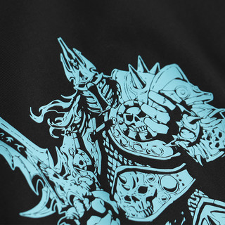 Blizzard暴雪游戏周边魔兽世界巫妖王白色/黑色T恤