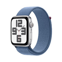 Apple 苹果 Watch SE 2023款 智能手表 GPS版 44mm 风暴蓝色 回环式运动型表带