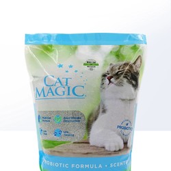CAT MAGIC 喵洁客 CatMagic喵洁客美国进口猫砂膨润土矿砂除臭抗菌低尘14磅
