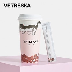 Vetreska 未卡 猫用宠物零食奶茶猫条杯12gX22条